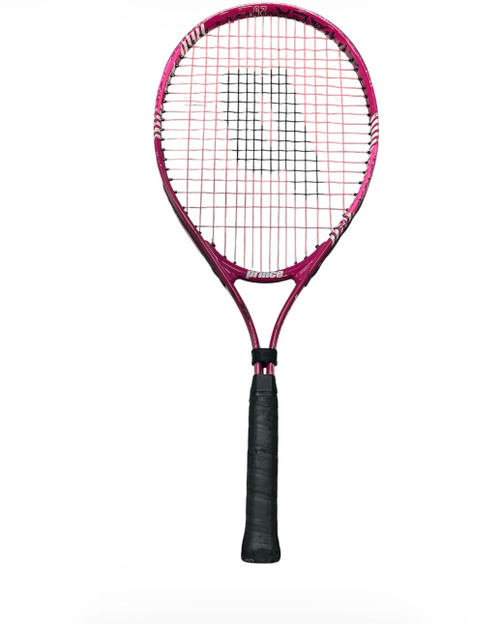 Vist Large View of Product Image Which is Used Prince ATTACK Womens Tennis Racquet Pink 4 5/8"