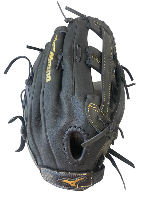 Vist Large View of Product Image Which is Used Mizuno PREMIER BB/SB Glove RH Throw Black 13"