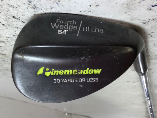 Vist Large View of Product Image Which is Used Pinemeadow FOURTH WEDGE Golf Wedge Mens RH 64 Degree