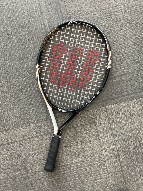 Vist Large View of Product Image Which is Used Wilson BLADE 21 Junior Tennis Racquet Black 21"
