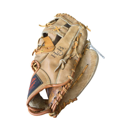 Vist Large View of Product Image Which is Used Louisville Slugger SUPER SLUGGER 13 IN RHT GLOVE BB/SB Glove RH Throw Brown 13"