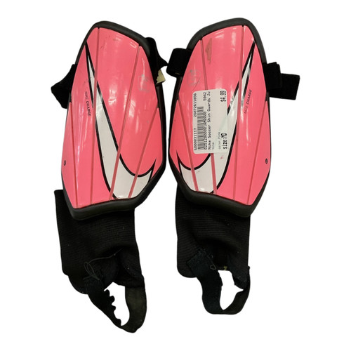 Vist Large View of Product Image Which is Used Nike Soccer Shin Guards Junior Pink MD