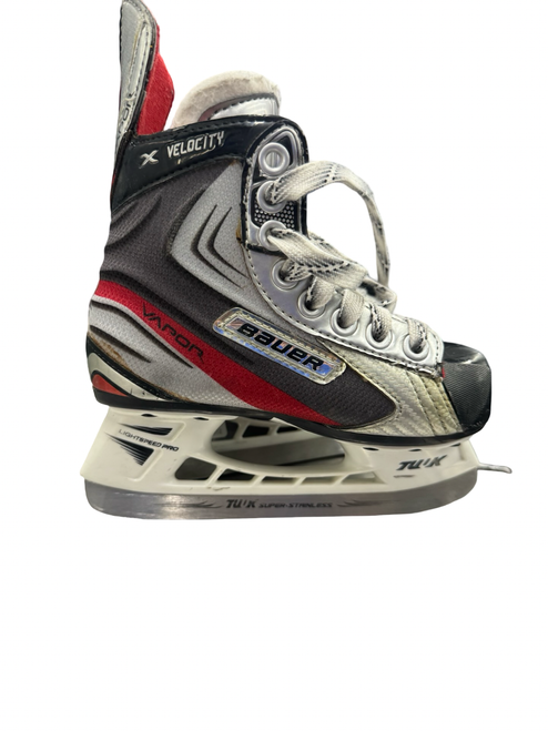 Vist Large View of Product Image Which is Used Bauer VAPOR X VELOCITY Youth Hockey Skate Youth 10.5