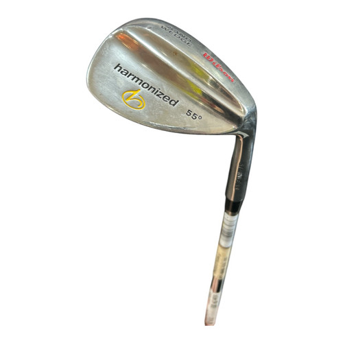 Vist Large View of Product Image Which is Used Wilson HARMONIZED SW 55 Golf Wedge Mens RH 54 Degree