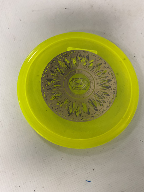 Vist Large View of Product Image Which is Used Innova CHAMPION ROC3 Disc Golf Mid Range Yellow