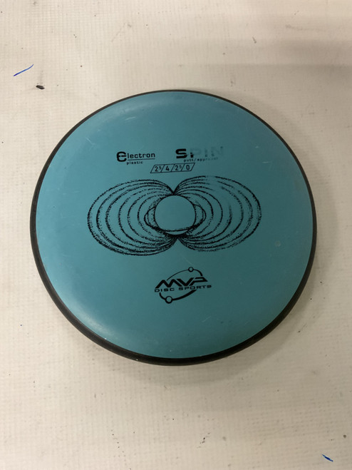 Vist Large View of Product Image Which is Used MVP ELECTRON SPIN Disc Golf Putter Teal