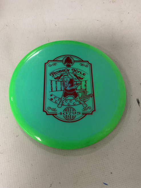 Vist Large View of Product Image Which is Used Innova HALO STAR FOX Disc Golf Mid Range Green