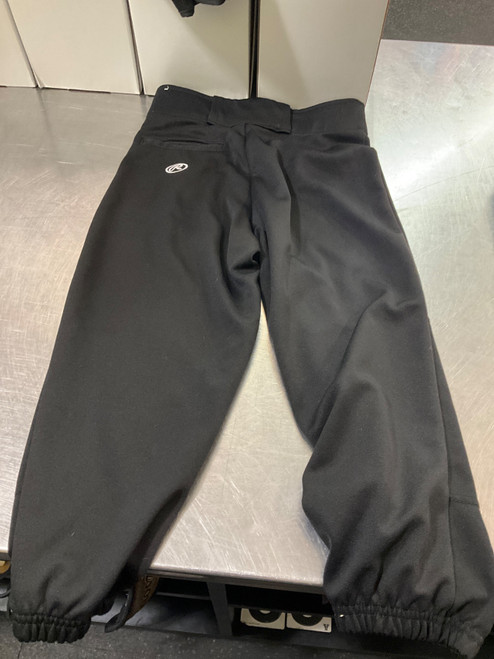 Vist Large View of Product Image Which is Used Rawlings BB PANTS S BB/SB Pant Boys Black SM