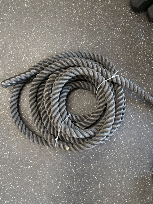 Vist Large View of Product Image Which is Used 40 FT X 2 IN BATTLE ROPE Exercise Accessory Other