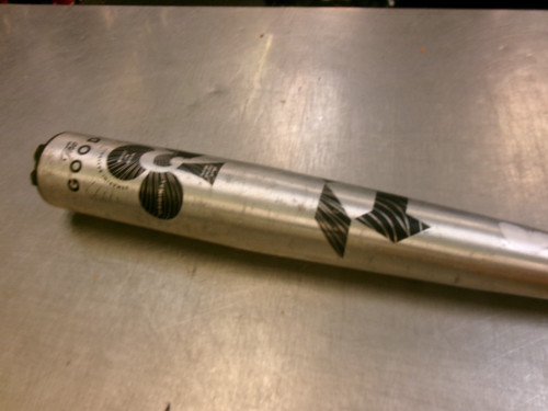 Vist Large View of Product Image Which is Used Demarini THE GOODS BB/SB High School -3 Bat 33"