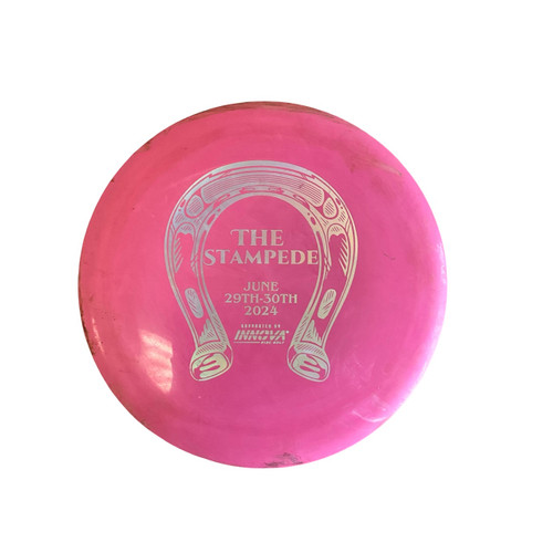 Vist Large View of Product Image Which is Used Innova PRO WRAITH Disc Golf Driver Pink