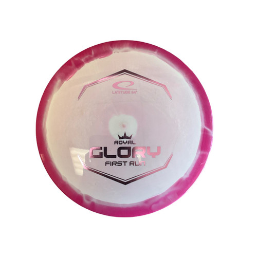 Vist Large View of Product Image Which is Used Latitude 64 ROYAL GLORY FIRST RUN Disc Golf Driver Pink
