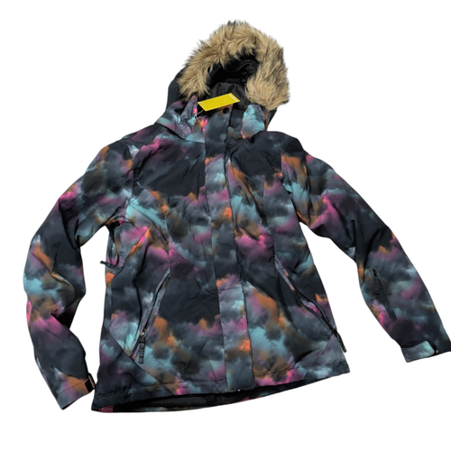 Vist Large View of Product Image Which is Used Roxy Outerwear Heavy Jacket W Royal Blue And Black Large