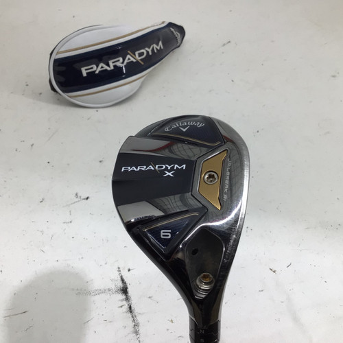 Vist Large View of Product Image Which is Used Callaway PARADYM X 27 DEG 6 HYB RH Mens Hybrid Club RH 6 Hybrid