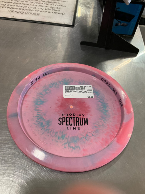 Vist Large View of Product Image Which is Used Prodigy SPECTRUM LINE Disc Golf Driver Pink