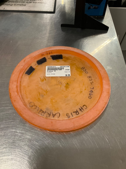 Vist Large View of Product Image Which is Used Prodigy H5 Disc Golf Driver Orange