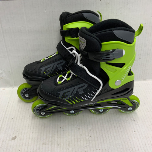 Vist Large View of Product Image Which is Used Bladerunner PHOENIX Junior Rec Fitness Skates Green Adjustable