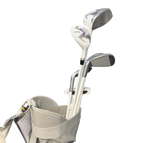 Vist Large View of Product Image Which is Used Wilson ULTRA JR 11-14 GIRLS Teen Package Set RH White 7 Piece