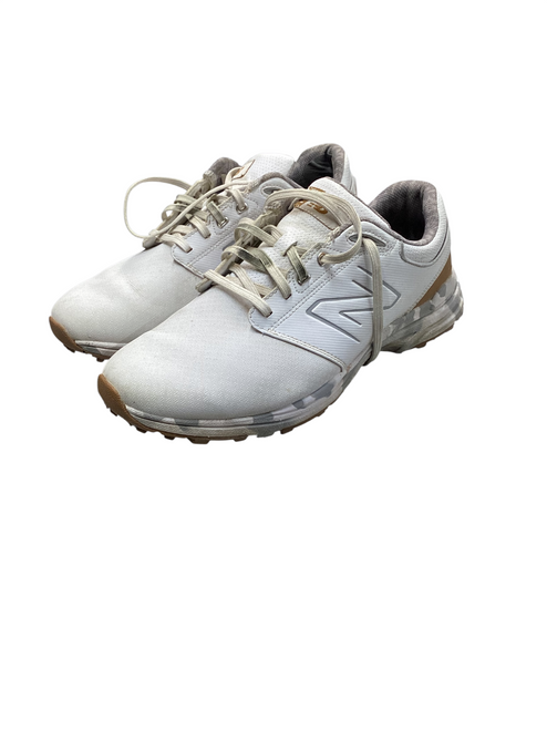 Vist Large View of Product Image Which is Used New Balance Mens Golf Shoes White Senior 11.5