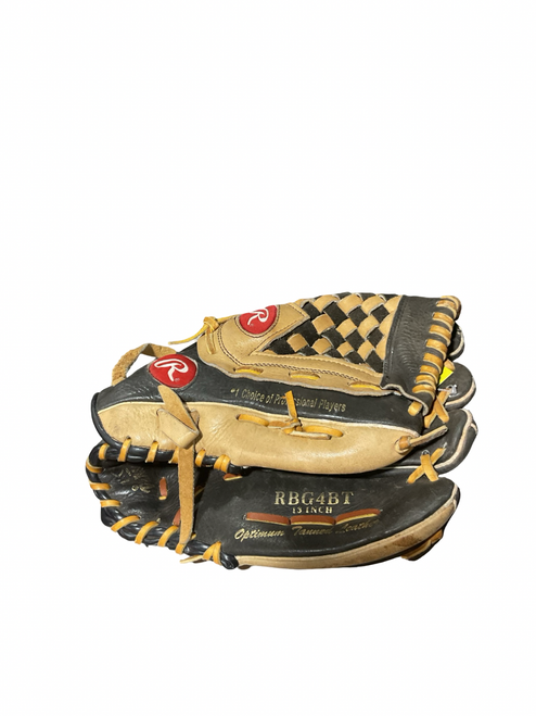 Vist Large View of Product Image Which is Used Rawlings MARK OF A PRO BB/SB Glove RH Throw Black 13"