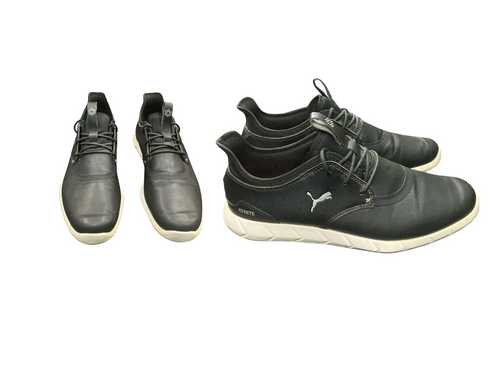 Vist Large View of Product Image Which is Used Puma IGNITE Mens Golf Shoes Black Senior 9.5