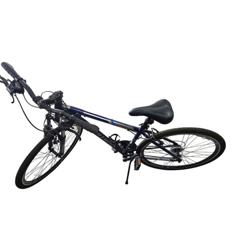Vist Large View of Product Image Which is Used Schwinn TRAILWAY HYBRID MENS BIKE Mountain Bike Mens Navy Blue 38-42cm - 15-16" - SM Frame