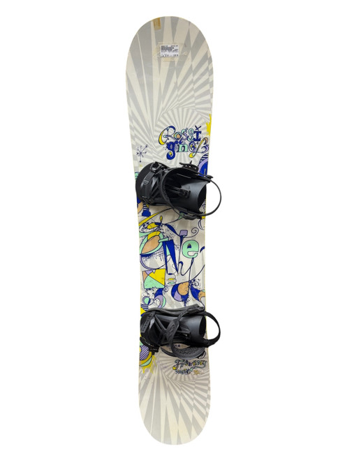 Vist Large View of Product Image Which is USED ROSSIGNOL FRENEMY MASTER WOMENS COMPLETE SNOWBOARD - 150CM