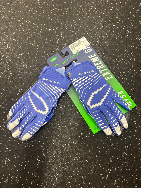 Vist Large View of Product Image Which is Used Cutters REV 5.0 FB Gloves Royal Blue MD