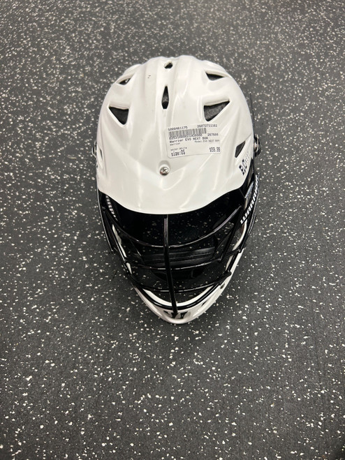 Vist Large View of Product Image Which is Used Warrior EVO NEXT BOA Lacrosse Helmet White One Size