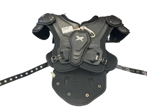 Vist Large View of Product Image Which is Used, Xenith, VELOCITY 2, Football, Shoulder Pads, Black, Medium