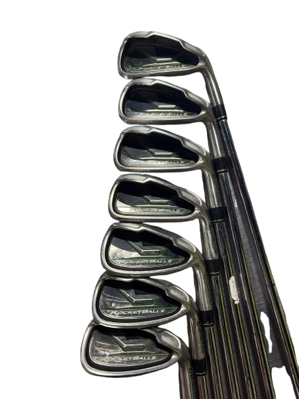 Vist Large View of Product Image Which is Used Taylormade ROCKETBALLZ 4I-PW RH Mens Iron Set RH 4I-PW