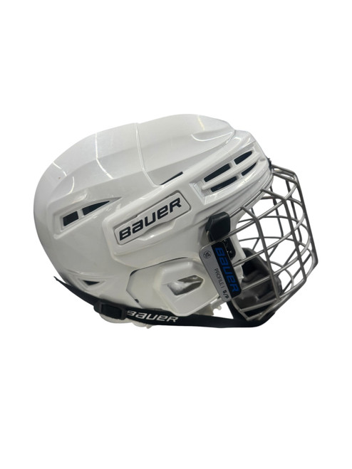Vist Large View of Product Image Which is Used Bauer IMS 5.0 Helmet Cage Combo White SM