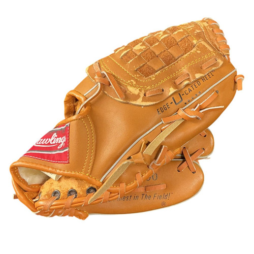 Vist Large View of Product Image Which is Used Rawlings 10 INCH BB/SB Glove T-ball Brown 10"