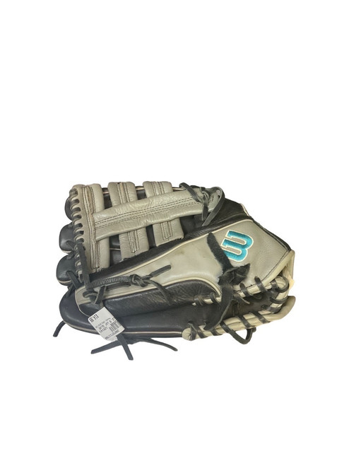Vist Large View of Product Image Which is Used Wilson A05LB22125 BB/SB Glove LH Throw Grey 12 1/2"