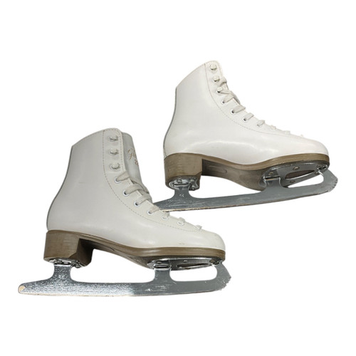 Vist Large View of Product Image Which is Used Jackson GLACIER 220 Girls Figure Skate White Junior 02