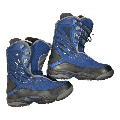 Vist Large View of Product Image Which is Used Ride SNOWBOARD BOOTS Mens Snowboard Boots Navy Blue Senior 12