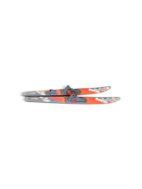 Vist Large View of Product Image Which is Used Pair of Skis Red 67"