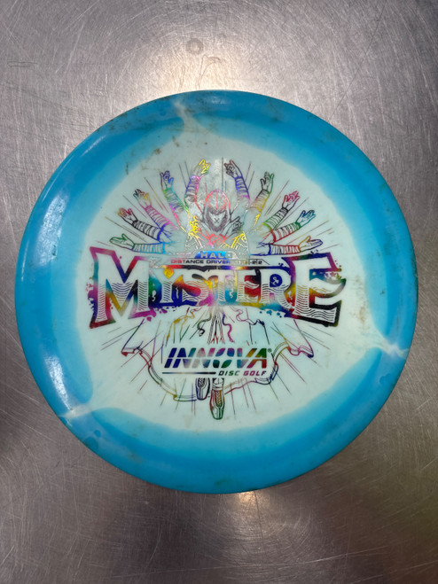 Vist Large View of Product Image Which is Used Innova HALO STAR MYSTERE Disc Golf Driver Royal Blue