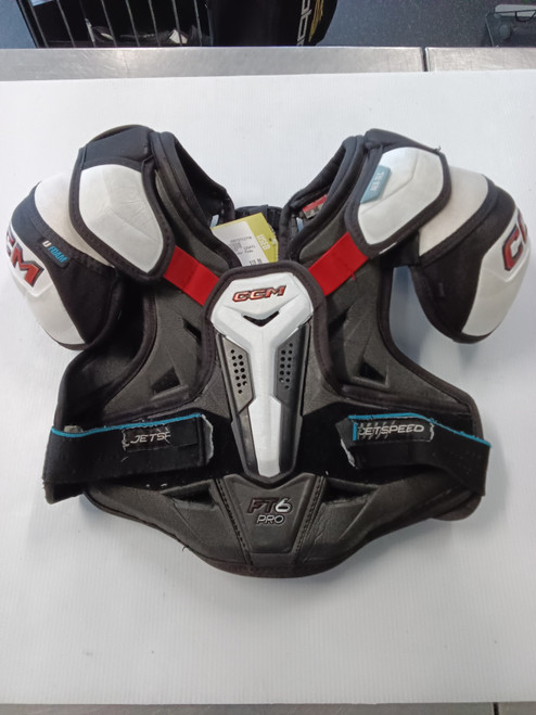 Vist Large View of Product Image Which is Used CCM Junior Shoulder Pads MD