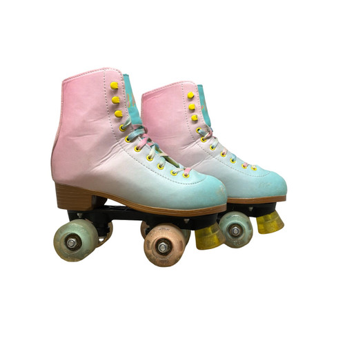 Vist Large View of Product Image Which is Used QUAD Junior Roller Quad Skates Teal Junior 05