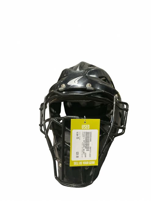 Vist Large View of Product Image Which is Used Champro CATCHERS HELMET Catchers Helmet w/Mask Black One Size