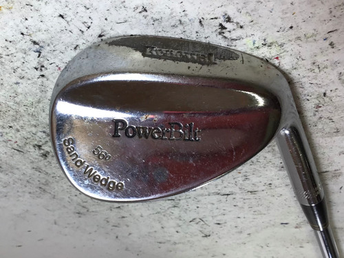 Vist Large View of Product Image Which is Used Powerbilt RENEWAL Golf Wedge Mens RH Sand Wedge