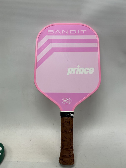 Vist Large View of Product Image Which is Used Prince BANDIT Pickleball Racquet Pink