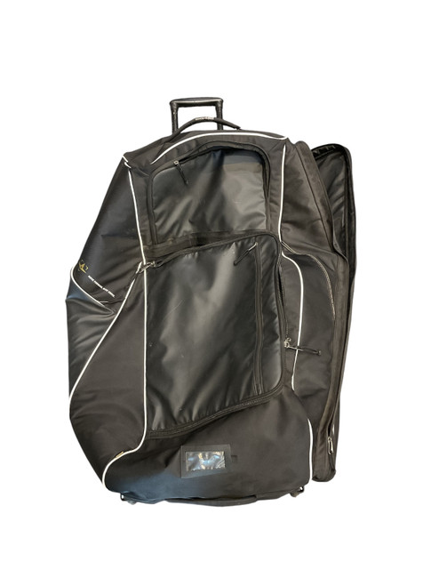 Vist Large View of Product Image Which is Used Sr Wheeled Goalie Bag Black