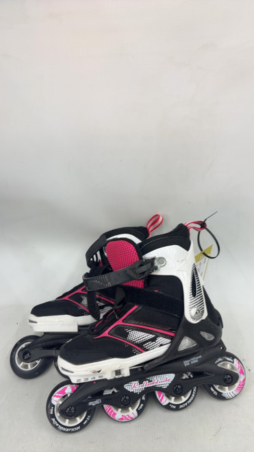 Vist Large View of Product Image Which is Used Rollerblade Roller Hockey Skates Black Junior 02