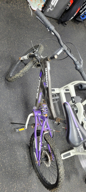 Vist Large View of Product Image Which is Used Ozone ULTRASHOCK 20 BMX Bike Boys Purple 20"