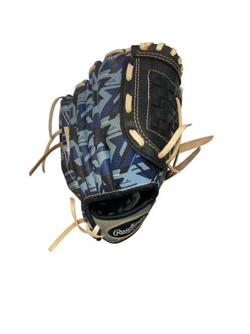 Vist Large View of Product Image Which is Used Rawlings REMIX BB/SB Glove T-ball Navy Blue 9"