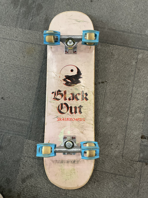 Vist Large View of Product Image Which is Used BLACKOUT SKATEBOARDS Complete Skateboard Pink Regular