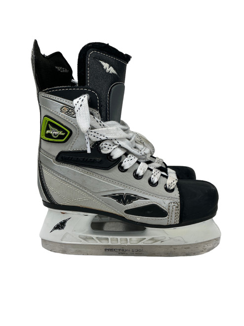 Vist Large View of Product Image Which is Used Mission FUEL 65 Junior Hockey Skate Grey Junior 02