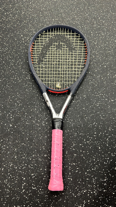 Vist Large View of Product Image Which is Used Head TIS5 Adult Tennis Racquet Black 4 1/8"
